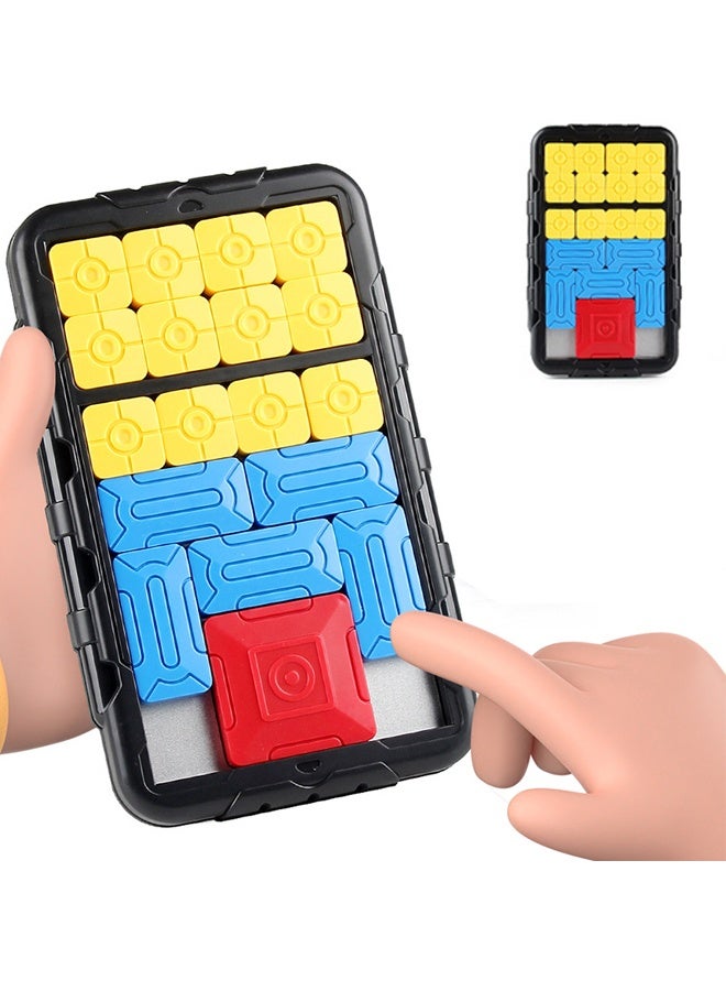 HALAMODO Super Slide Puzzle Games,500+ Leveled Up Challenge Brain Teaser Puzzles Toys,IQ Puzzles Toy,Handheld Game Toys,Learning Games for Kids,Teens,Travel Toys Birthday Gifts for Boys Girls - Image 1