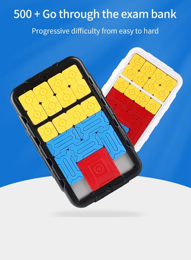 HALAMODO Super Slide Puzzle Games,500+ Leveled Up Challenge Brain Teaser Puzzles Toys,IQ Puzzles Toy,Handheld Game Toys,Learning Games for Kids,Teens,Travel Toys Birthday Gifts for Boys Girls - Image 3