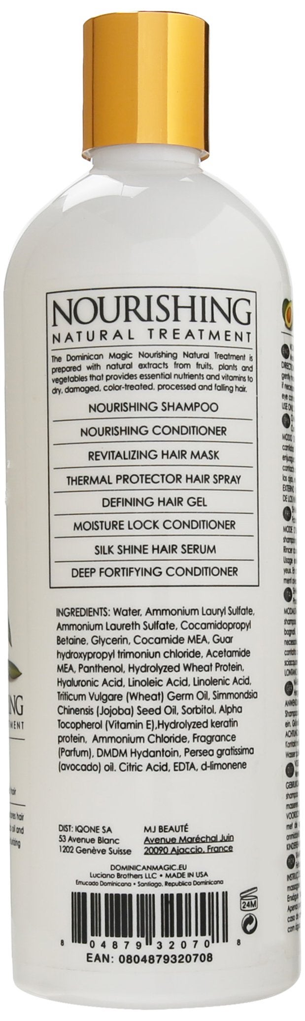 Dominican Magic Nourishing Shampoo for Natural Professional Hair Care, 15.87 Oz, 15.87 Ounces - Image 2