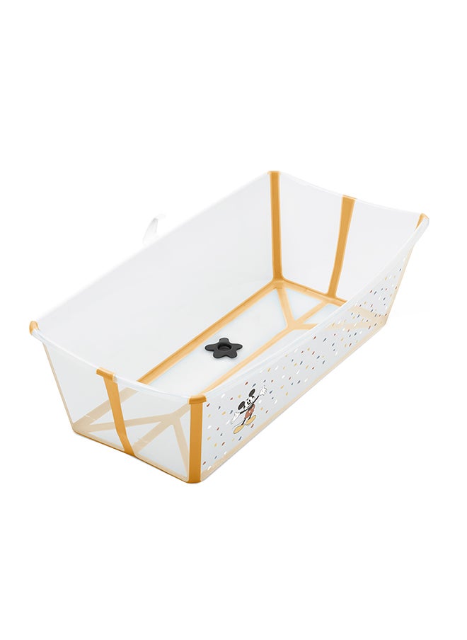 STOKKE حوض استحمام مرن مقاس X-Large Mickey Celebration بالإضافة إلى دعم مجاني لحديثي الولادة  - Image 1
