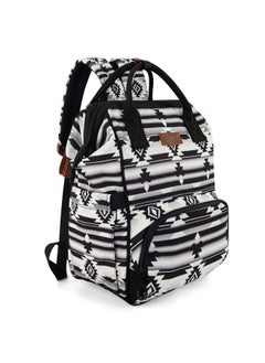 Wrangler Wrangler Aztec Backpack Organized Daypack Travel Baby Bag with Stroller Strap and Side Bottle Pockets  - Image 1