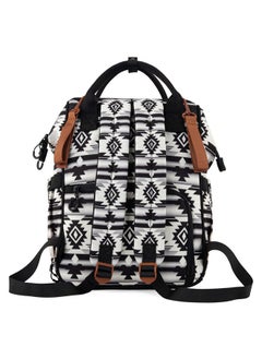 Wrangler Wrangler Aztec Backpack Organized Daypack Travel Baby Bag with Stroller Strap and Side Bottle Pockets  - Image 5