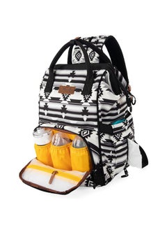Wrangler Wrangler Aztec Backpack Organized Daypack Travel Baby Bag with Stroller Strap and Side Bottle Pockets  - Image 3