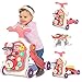 QDRAGON 5 in 1 Walker for Baby Girl Baby Push Walkers Assemble as ScooterMotorbikeActivity CenterDetachable Panel Walking Toys for Infants 612 Months Red - Image 3