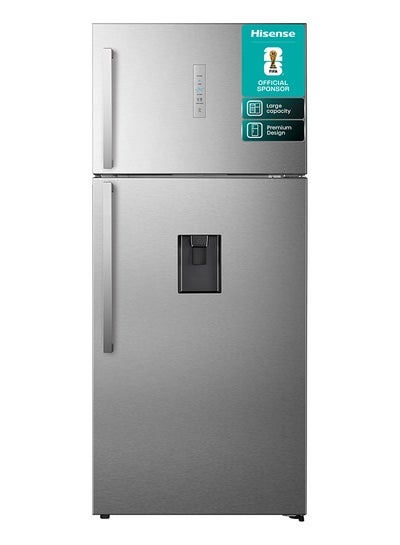 Hisense 729L Gross /548L Net Capacity Top Mount Refrigerator with LED Touch Control, Water Dispenser (2023 Version), Rcessed Handle RT3N729NMI Silver