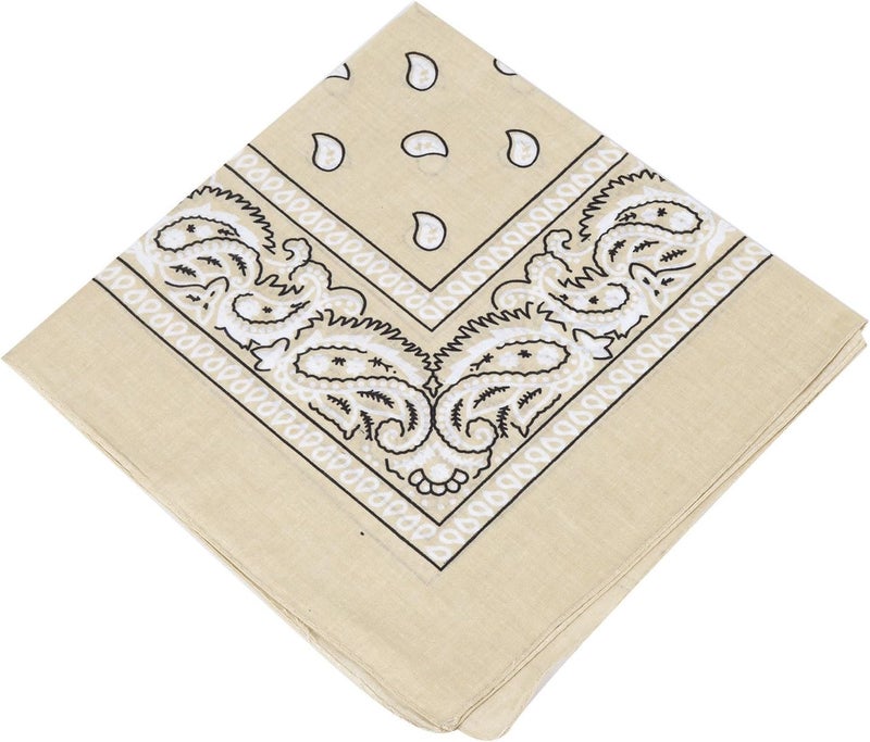 Boolavard 1s, 6s, 9s or 12 Pack Cowboy Bandanas Bandana with Original Paisley Pattern - Image 1