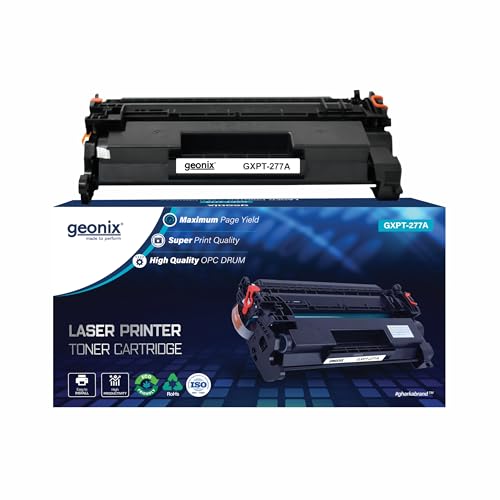 GEONIX 277A Printer Toner Cartridge- Without Chip for HP LaserJet Printer M429DW / M429FDN / M429FDW / M305D / M329DW / M405D / 405DN / M405DW, Without Chip, Black - Image 1