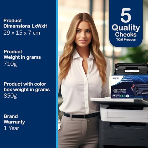GEONIX 277A Printer Toner Cartridge- Without Chip for HP LaserJet Printer M429DW / M429FDN / M429FDW / M305D / M329DW / M405D / 405DN / M405DW, Without Chip, Black - Image 5