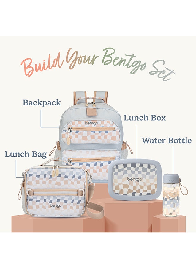 Bentgo Kids Whimsy & Wonder Backpack - Checker Gradient - Image 4