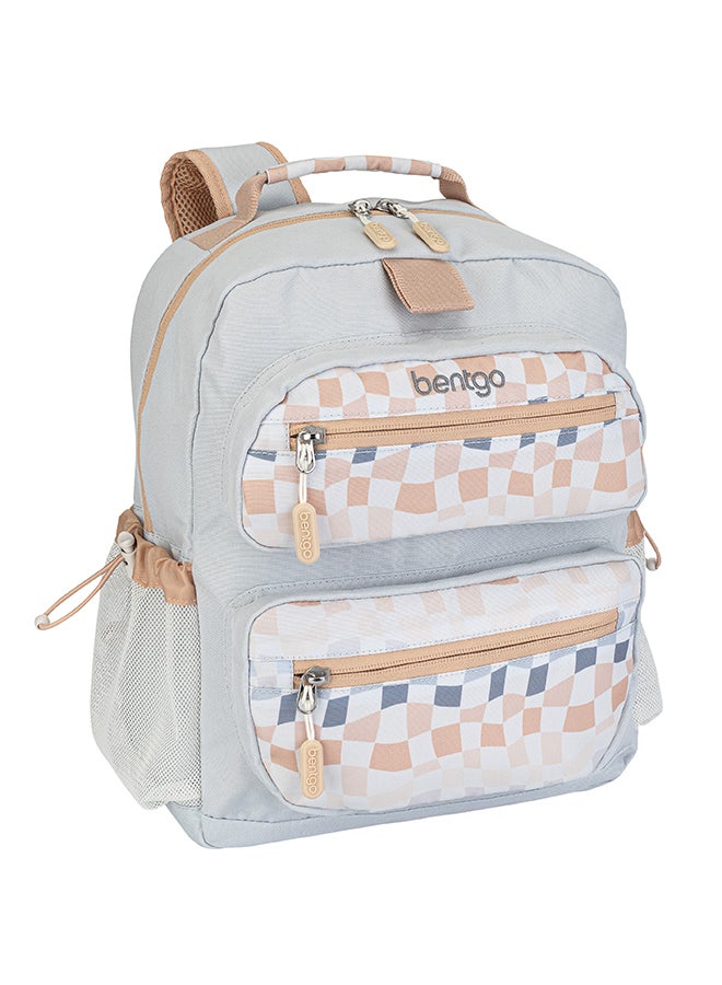 Bentgo Kids Whimsy & Wonder Backpack - Checker Gradient - Image 1
