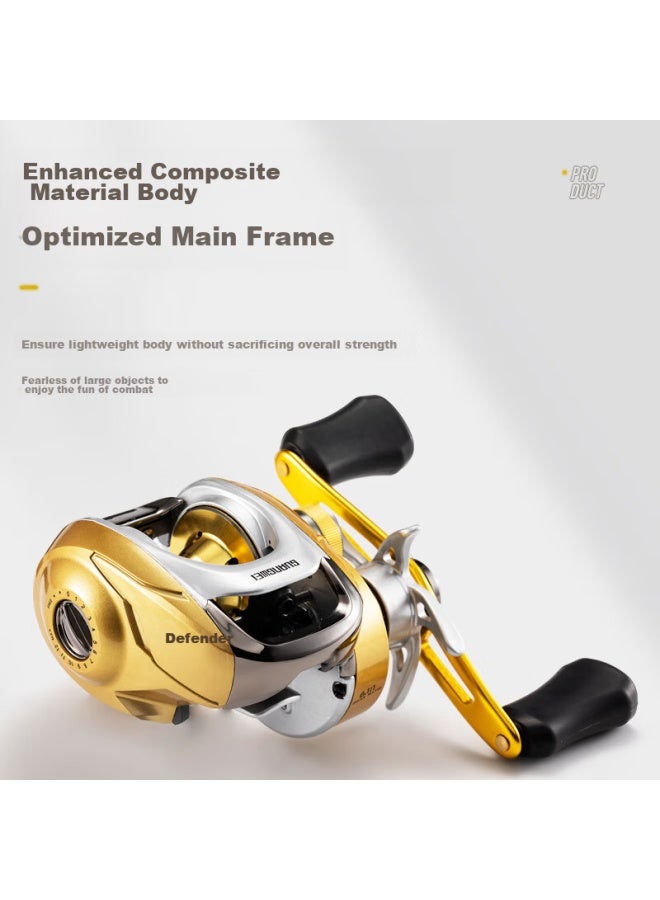 Gw Fishing Reel Right-handed 11+1 Spool, Hanluo Water Drop Reel Modification, Second Generation Micro Reel, Black Sea Fishing Reel, Fishing Tackle - Image 2
