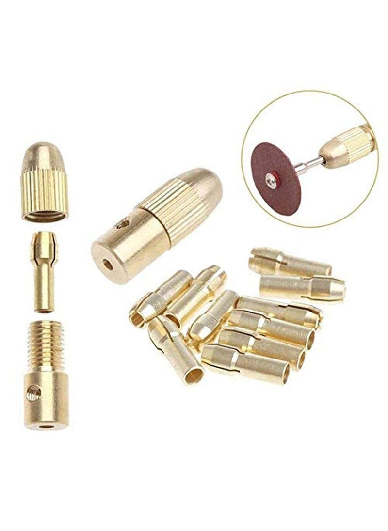 DIY Crafts Diy Crafts CTDIYHI31836 Brass 317 32 Mm Micro Twist Hand Drill Chuck Electric Drill Bit Collet Multicolor  - Image 1