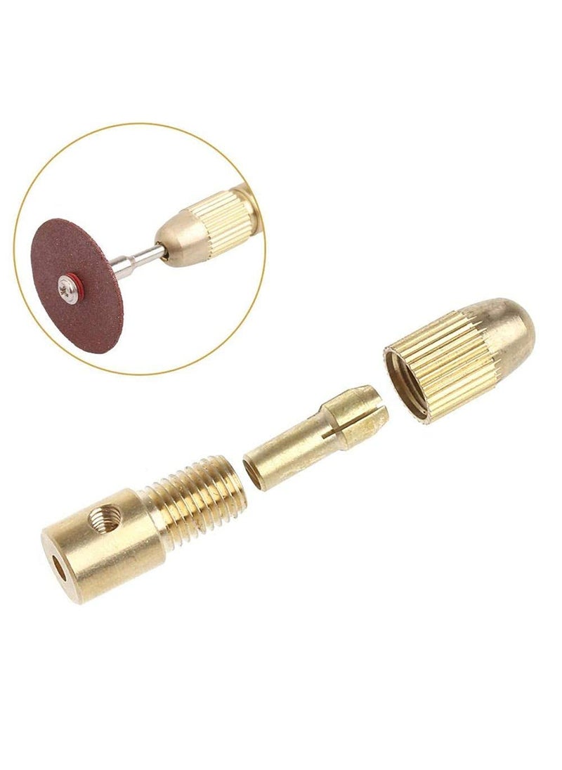 DIY Crafts Diy Crafts CTDIYHI31836 Brass 317 32 Mm Micro Twist Hand Drill Chuck Electric Drill Bit Collet Multicolor  - Image 4