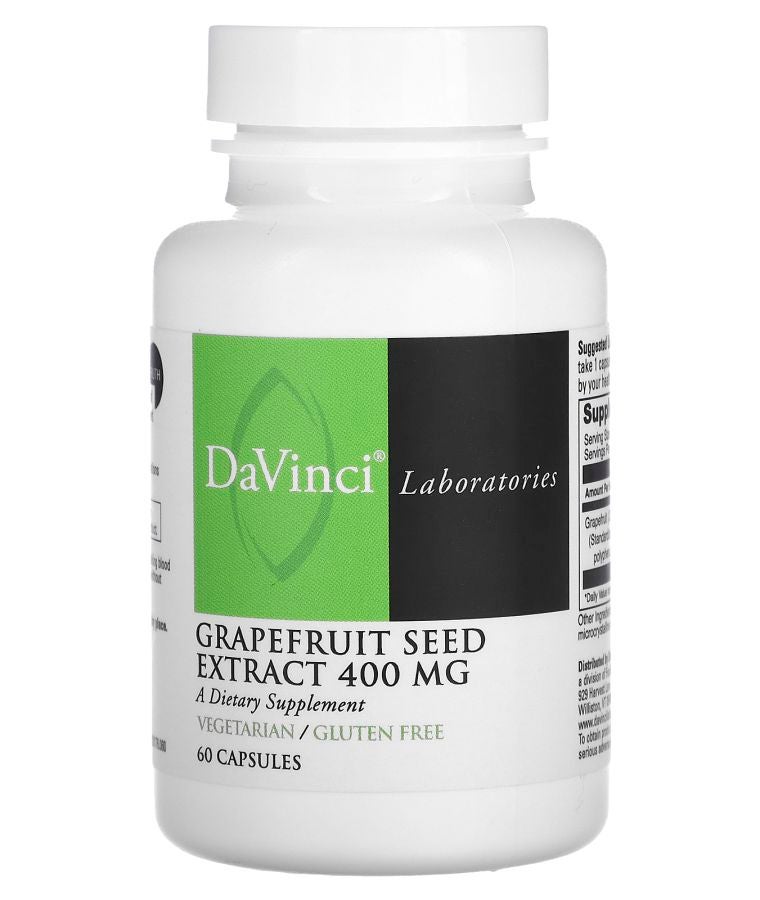 DaVinci Laboratories Grapefruit Seed Extract 400 mg 60 Capsules