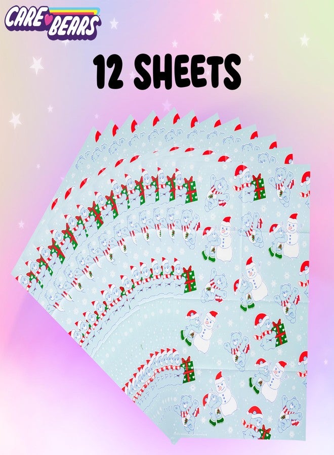Silver Buffalo Care Bears Featuring Christmas Wishes Bear Wrapping Paper - 12 Sheets - 20" x 30" - Festive Holiday Gift Wrap by Silver Buffalo - Image 2