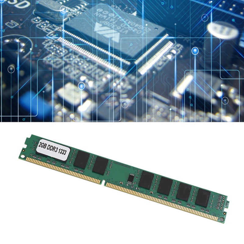 DDR3 2GB 1333MHz DDR3 Memory Super Fast Data Transmission 240pin DDR3 2GB 1333MHz for Intel/AMD - Image 1