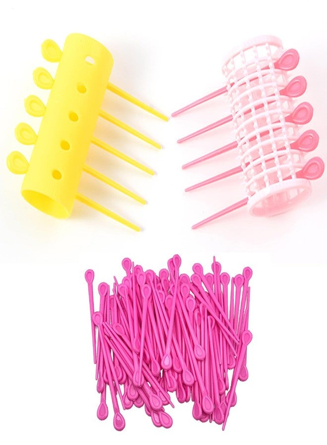 ArrErr 300 Pack Hair Rollers Pins Picks Sticks Brush Curler Perm Pick Pin for DIY Hairstyle Styling Women Girls Professional Bangs Curly - Image 5