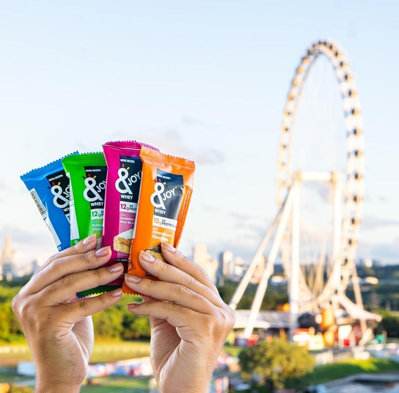 Enjoy snacks  Whey Bar Protein Zero Sugar Hazelnut (Pack of 12) - Image 4