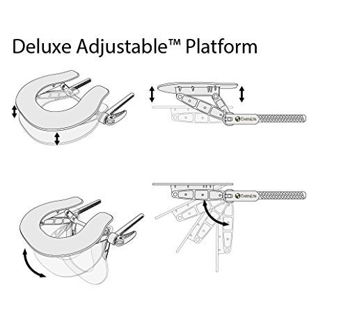 EarthLite Massage Table Face Cradle Deluxe Adjustable - Durable, Fully Adjustable Headrest Platform for Massage Chairs & Tables - Image 3