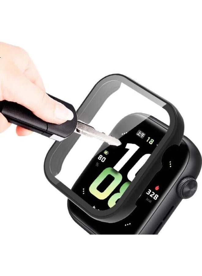 Chensong واقي لساعة Honor Watch 5، غطاء حماية مدمج من الزجاج المقوى، غطاء وقائي بتغطية كاملة، شفاف - Image 2