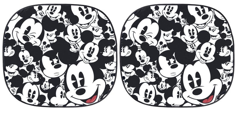 Plasticolor 003780R01 Disney Mickey Expressions Magic Spring Sunshade 2 Piece