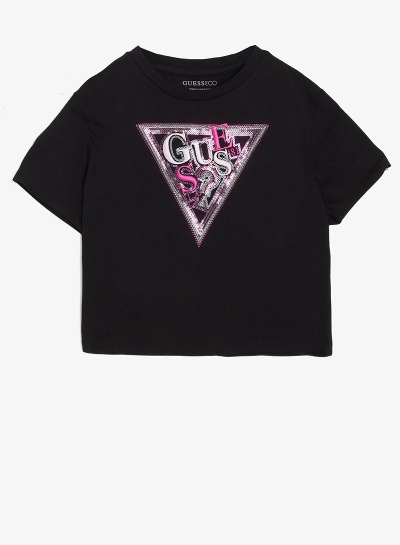 GUESS Youth Graphic Crew Neck T-Shirt - Image 1