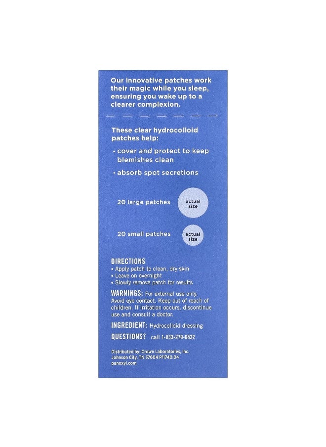 PanOxyl PanOxyl, Overnight Spot Patches, 40 Patches  - Image 2