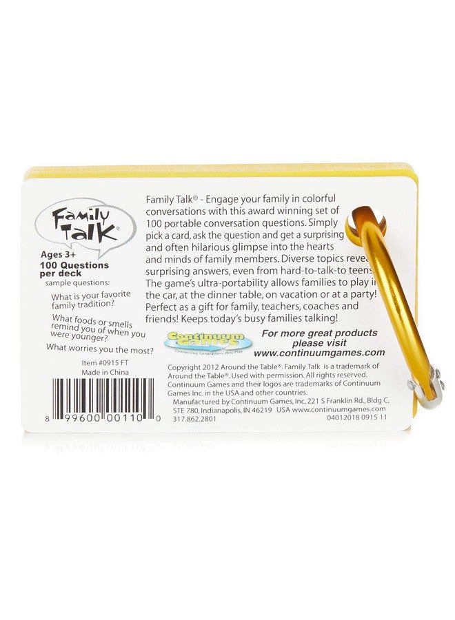 Continuum Games Around the Table Games Portable, Meaningful Conversation Starters and Car Travel Game - Family Talk - Image 5