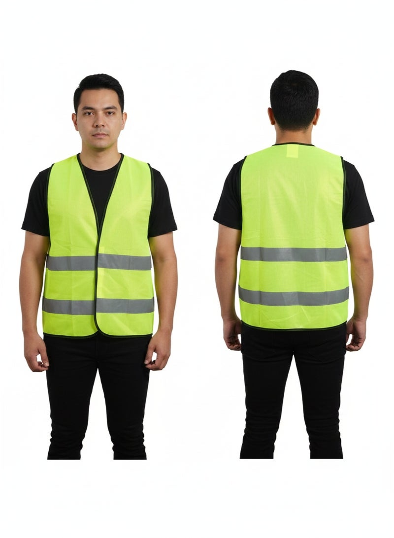 Phosphorescent Worker Safety Vest - Scotch Tape