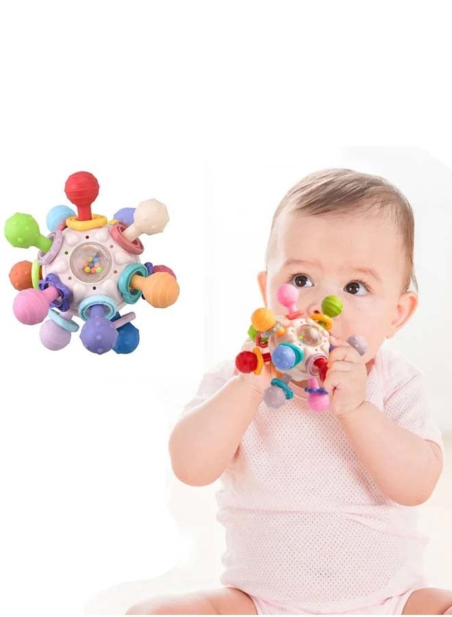 VIUAUAX Baby Montessori Sensory Toys  for Toddlers, Sensory Toys with Food Grade Silicone Activity Toys,Food Grade Teething Toys, Baby Teether Teething Toys for Babies 0 3 6 9 12 18 Months, Newborn Infant Learning Developmental Toys Gifts for 1 2 Year Old Boys Girls  - Image 1