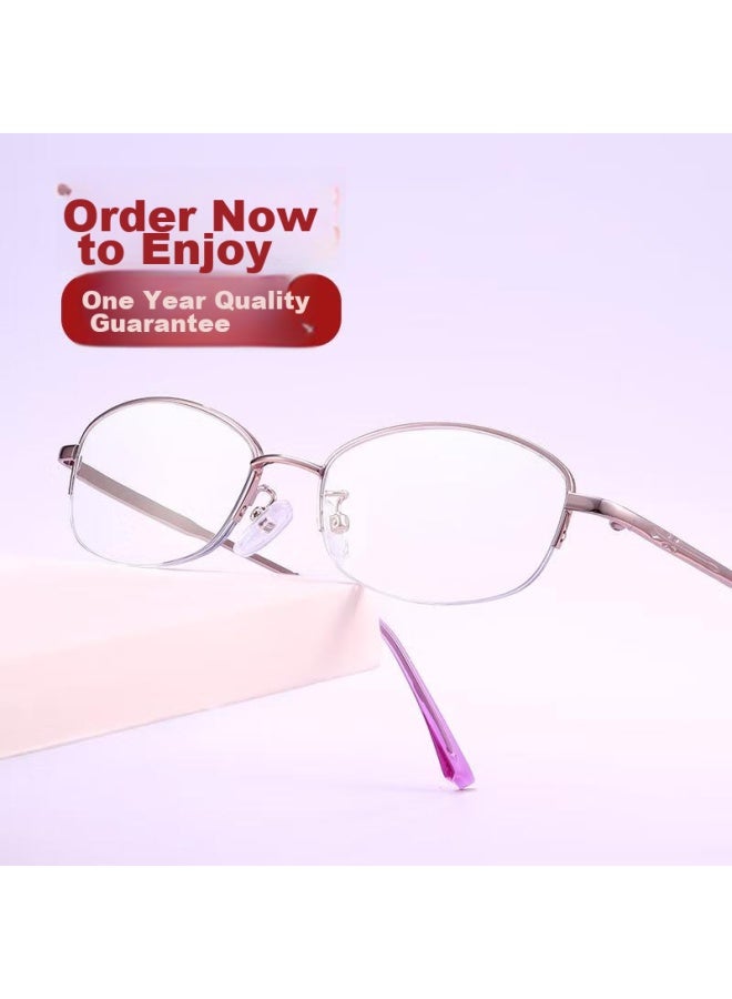 Pulais Reading Gl For Women, Anti-blue Light, Presbyopic Gl For Elderly, High-definition Reading Gl 30010, Light Purple, 2.00 Diopters - Image 3