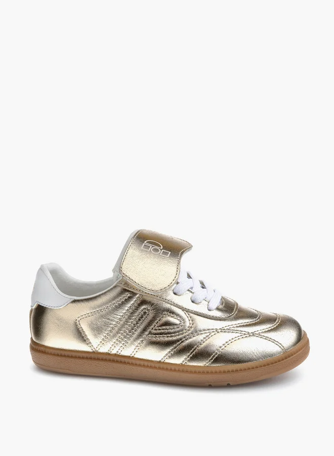 بابلوسكي Girls' Sneakers with Hook and Loop Closure - 211281