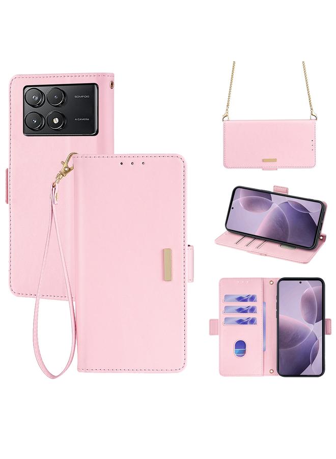 Case For Xiaomi Redmi K70 5G / K70 Pro 5G Crossbody Chain Leather Phone Case