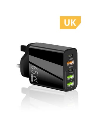 65W 5 Ports Black