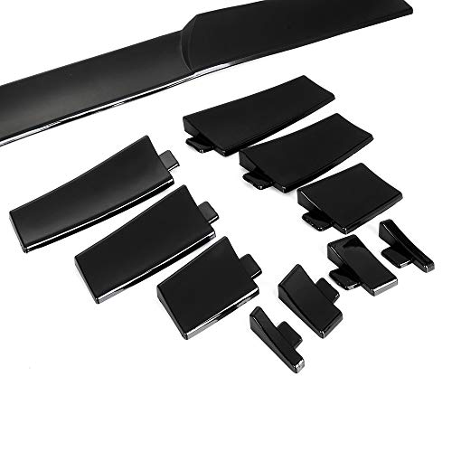 SCITOO مجموعة SCITOO 1 سبويلر سقف لسيارة نيسان ألتيما 2012-2018 إكسسوارات سيدان لامعة سوداء سبويلر سقف نافذة خلفية - Image 5