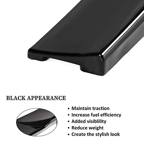 SCITOO مجموعة SCITOO 1 سبويلر سقف لسيارة نيسان ألتيما 2012-2018 إكسسوارات سيدان لامعة سوداء سبويلر سقف نافذة خلفية - Image 4