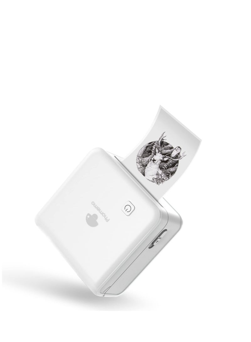 Phomemo Mini Printer  M02 Pro 300 DPI- WHITE - Image 1