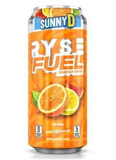 RYSE Fuel Energy Drink, Sunny D Tangy Original, 1 Can 