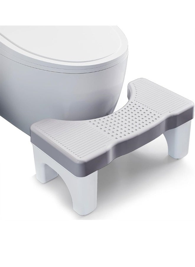 Generic Toilet Squat Stool, 1 Pack Squatting Toilet Stool Portable Plastic Potty Stool Non Slip Toilet Squat Stool for Bathroom, 40 x 21 x 17 cm  - Image 1