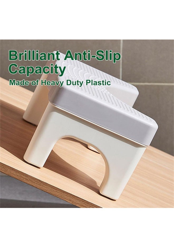 Generic Toilet Squat Stool, 1 Pack Squatting Toilet Stool Portable Plastic Potty Stool Non Slip Toilet Squat Stool for Bathroom, 40 x 21 x 17 cm  - Image 5