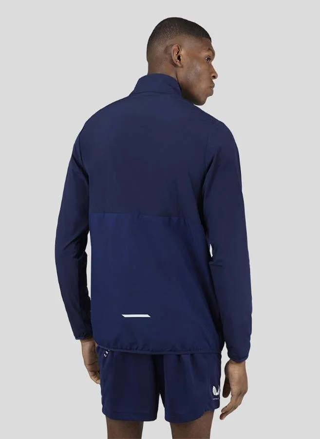 CASTORE Mens Long Sleeve 1/2 Zip Top - Navy