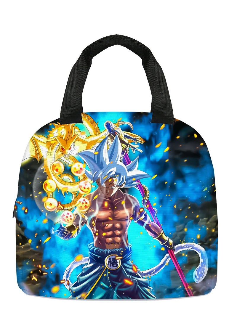 Dragon Ball New Dragon Ball Cartoon Dragon Ball Primary And Secondary School Students Lunch Bag Children's Ice Bag 20*22*13cm