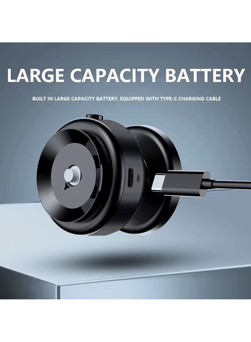 SASKA Magnetic Suction Car Phone Holder with strong magnetic force 360 degree rotatable (Black) - Image 4