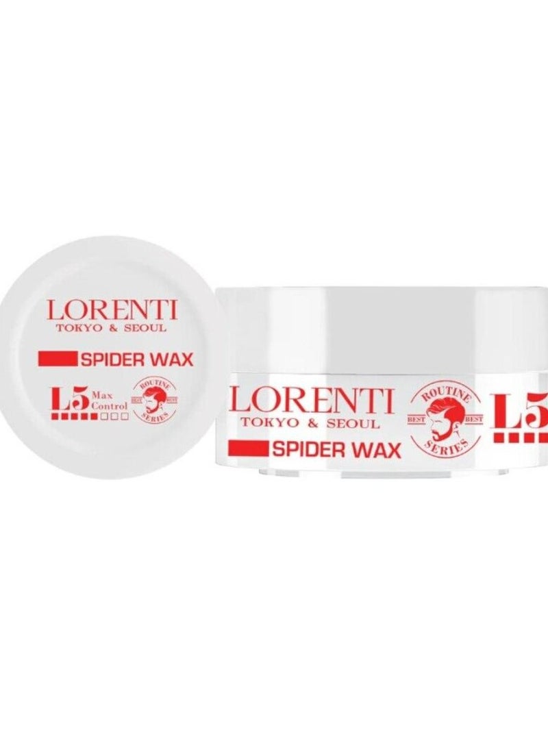 شمع تصفيف الشعر L5 Spider Wax 175 مل (أبيض)