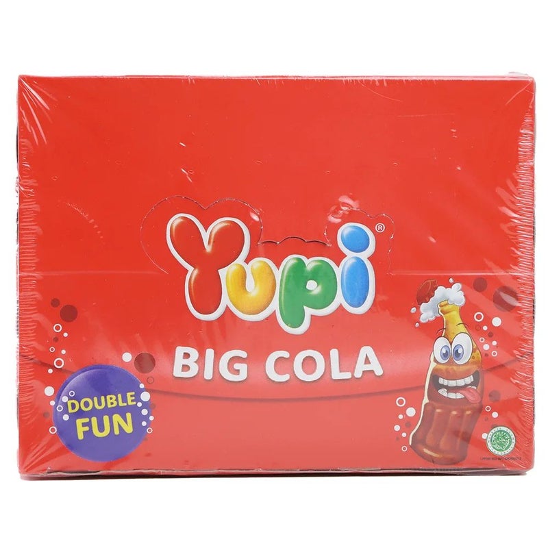 Yupi Big Cola Candy, Gummy Candies, Box of 12pcs