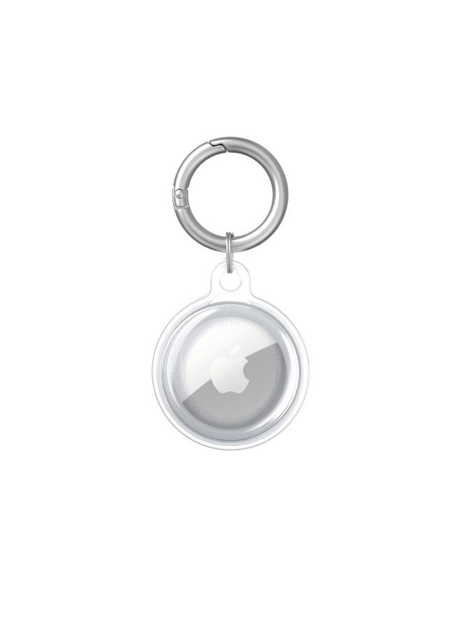 Generic - AirTag Applicable Protective Case Soft Glue All-inclusive Anti-loss Waterproof Tracker AirTag Apple Locator Airtag-Color:Transparent White - Image 1