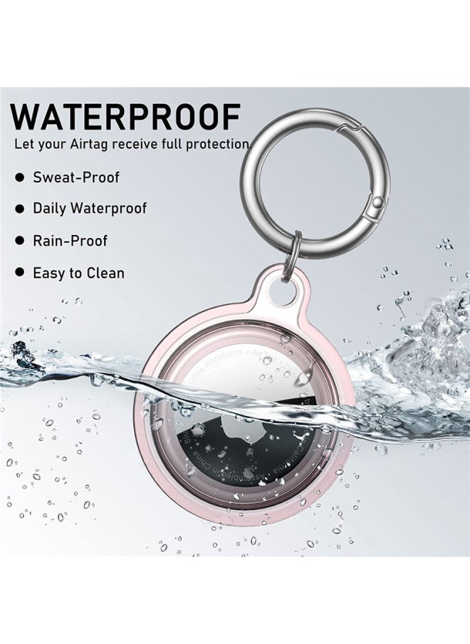 Generic - AirTag Applicable Protective Case Soft Glue All-inclusive Anti-loss Waterproof Tracker AirTag Apple Locator Airtag-Color:Transparent White - Image 1