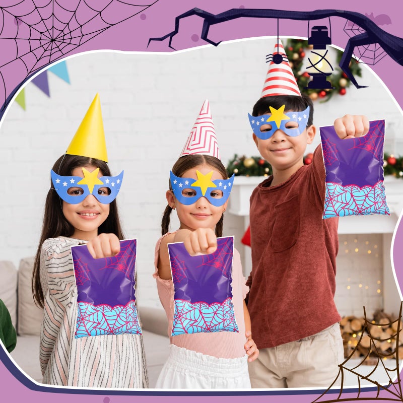 Eccliy 30 Pcs Spider Birthday Party Favors Bags Cartoon Spiderweb Gift Candy Gift Bags for Spider Theme Party Decorations Supplies - Image 4