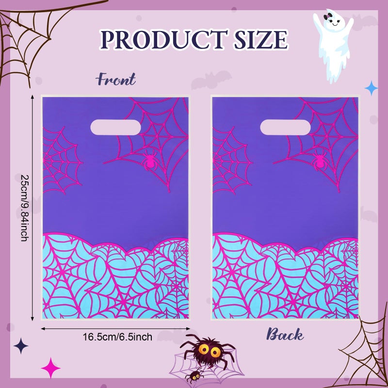 Eccliy 30 Pcs Spider Birthday Party Favors Bags Cartoon Spiderweb Gift Candy Gift Bags for Spider Theme Party Decorations Supplies - Image 2