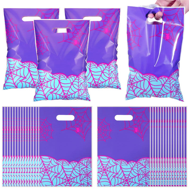 Eccliy 30 Pcs Spider Birthday Party Favors Bags Cartoon Spiderweb Gift Candy Gift Bags for Spider Theme Party Decorations Supplies - Image 1